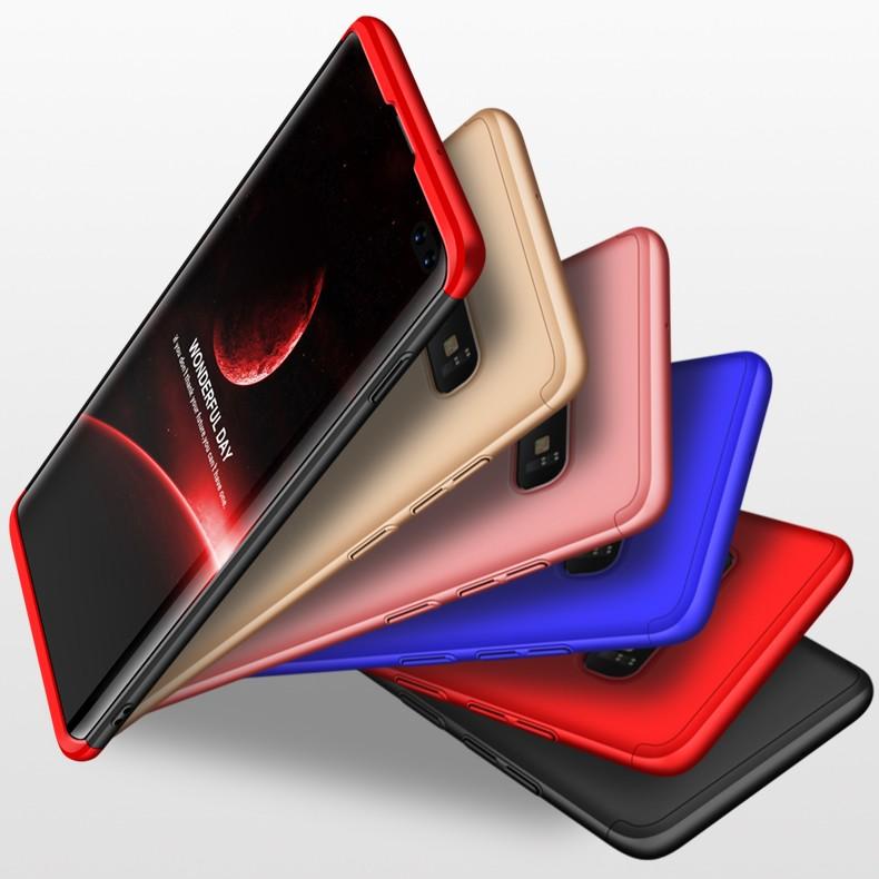 Galaxy Samsung S10+ 360°フルカバーケース 薄型 超軽量 表面指紋防止