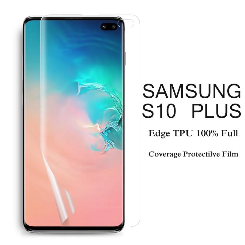 Galaxy (2枚セット) Samsung S10+ 用液晶保護フィルム 全画面カバー 