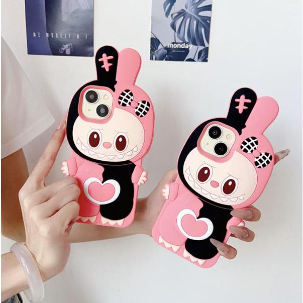 新品 ラブブ スマホケース iPhoneケース かわいい カートゥーン風