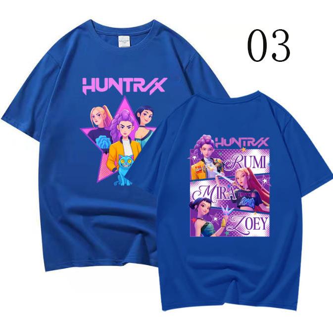 K-POP ガールズ デーモン・ハンター 成人服 半袖Tシャツ 男の子 女の子 