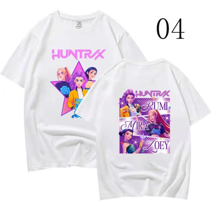 K-POP ガールズ デーモン・ハンター 成人服 半袖Tシャツ 男の子 女の子 