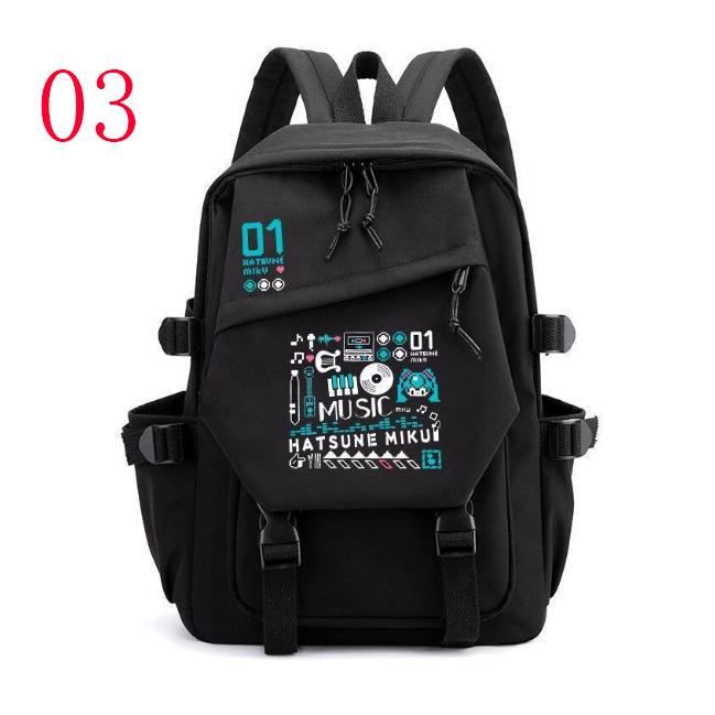 初音ミクリュック 通学 リュックサック メンズ 大容量 軽量 高校生 多
