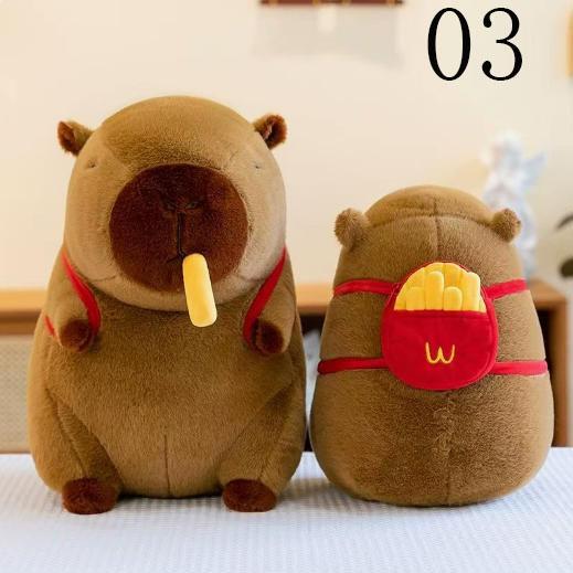 カピバラのぬいぐるみ　もふもふです(^o^) 2026新品 14色 送料無料 ぬいぐるみ カピバラ 動物 抱き枕 ベッド 玩具