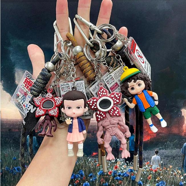 ストレンジャーシングス STRANGER THINGS キーホルダー 6点セット ストラップ Stranger Things キーホルダー バッグチャーム ホラー