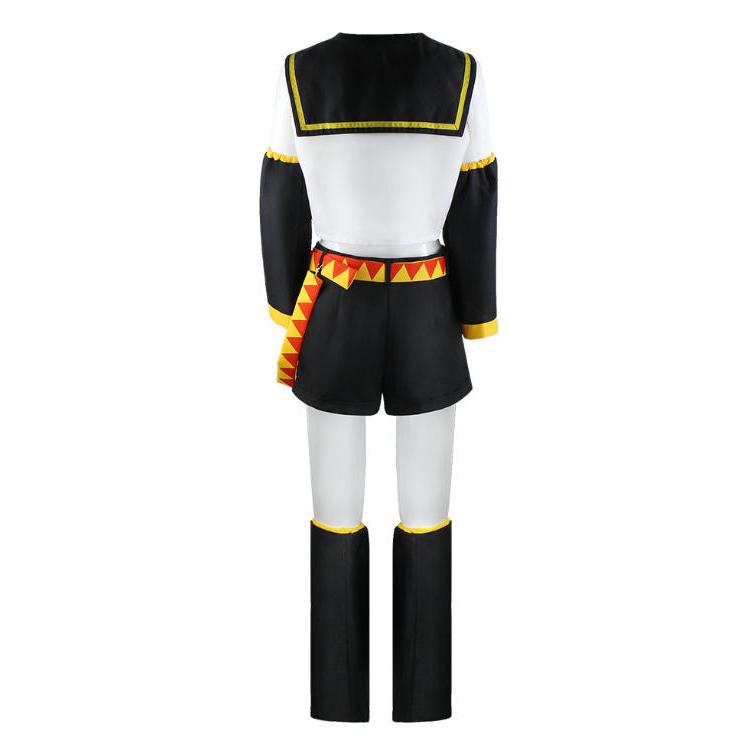 鏡音リン・レン コスプレ衣装 フルセット ウィッグ&イヤホン付属 黄黒
