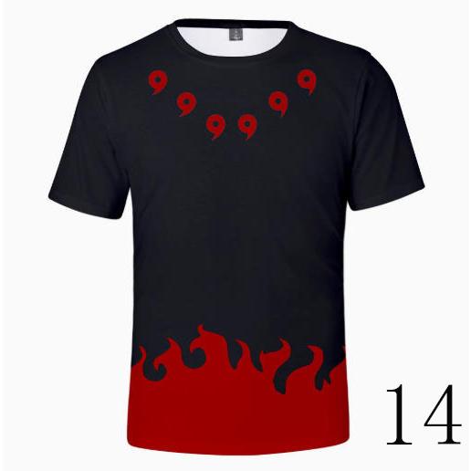 新品 NARUTO -ナルト- 風 暁組織 半袖 Tシャツ 大人子供気