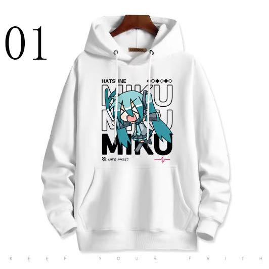 2026 新品 成人服 長袖 パーカー 初音ミク Hatsune Miku 秋冬 アイテム