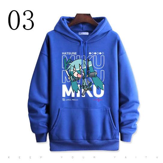 2026 新品 成人服 長袖 パーカー 初音ミク Hatsune Miku 秋冬 アイテム