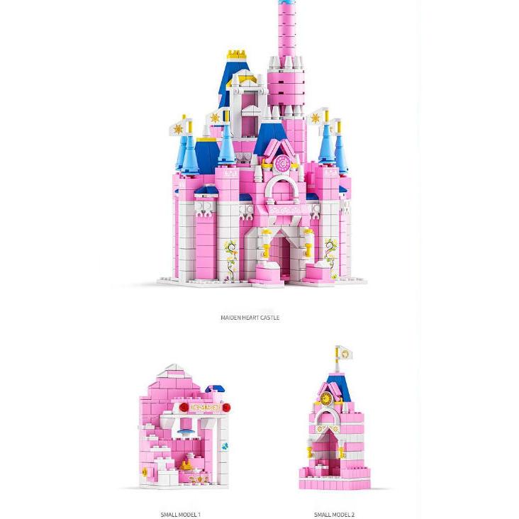 レゴ 互換 ブロック ディズニー プリンセスキャッスル 6in1 1000PCS