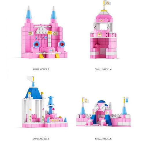 レゴ 互換 ブロック ディズニー プリンセスキャッスル 6in1 1000PCS