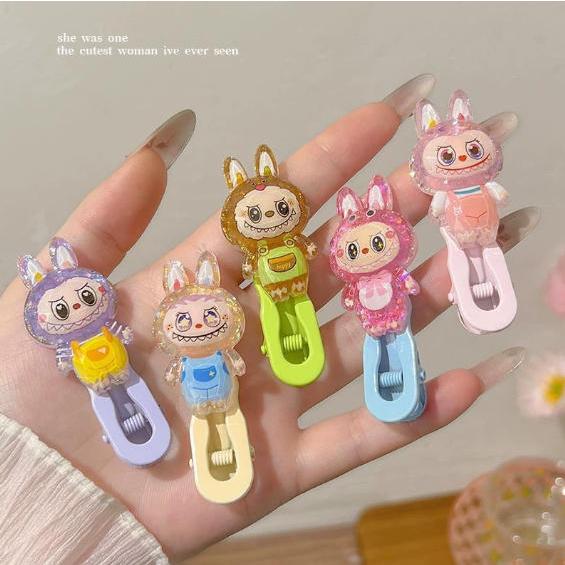 新品 5杖入Labubu ラブブ ヘアクリップ ヘアアクセサリー 髪飾り