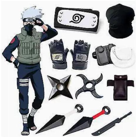 2026 新品 大人用 ナルト NARUTO 風 上忍服 特別上忍 はたけカカシ