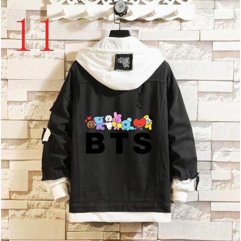 デニムコートStrayKids グッズ パーカー ジャケット 長袖 原宿風