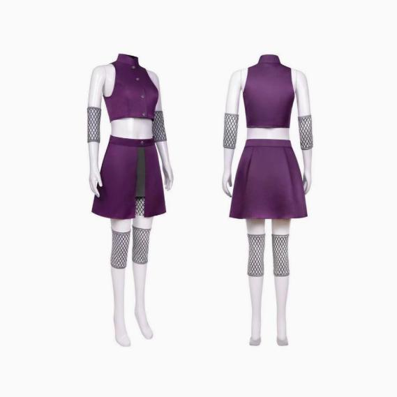 ナルト NARUTO 風 山中いの コスプレ衣装 靴 コスチューム cosplay