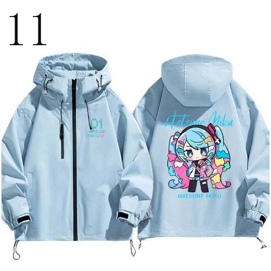 初音ミク グッズ ゲーム ジャケット 春秋 男女兼用 パーカー コート着