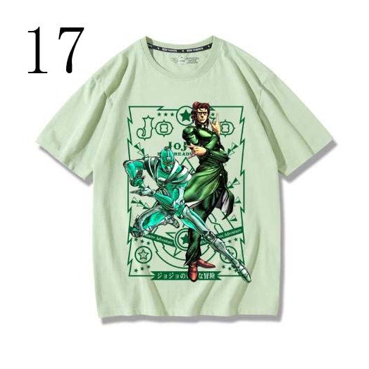 子供服 大人服 ジョジョの奇妙な冒険 綿 半袖 T シャツ メンズ 空条承