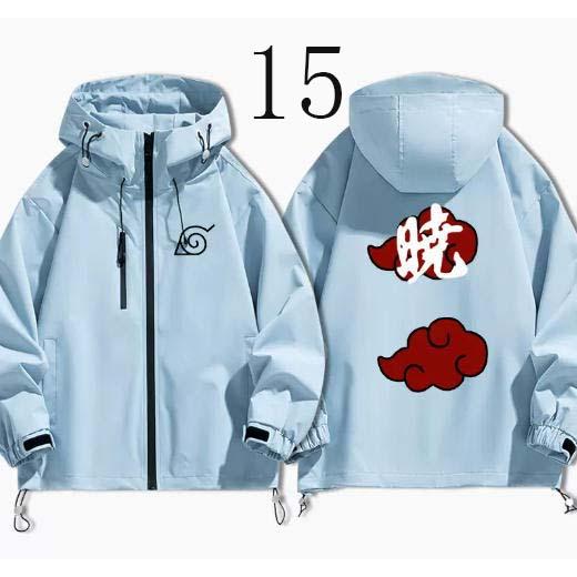 NARUTO - ナルト 疾風伝 暁（あかつき）グッズ 風 ジャケット 春秋