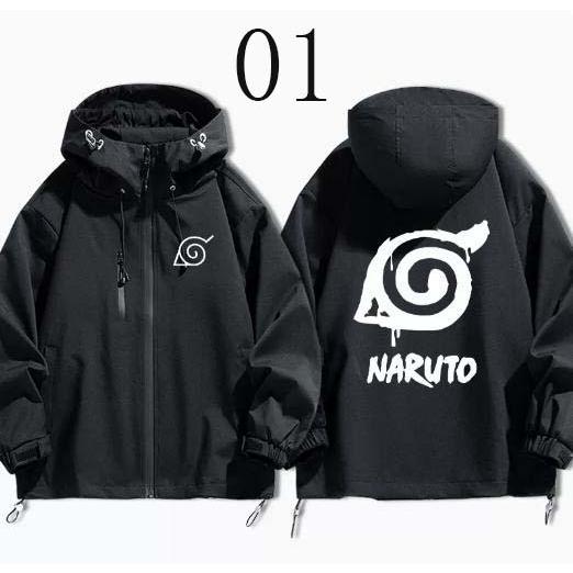 NARUTO - ナルト 疾風伝 暁（あかつき）グッズ 風 ジャケット 春秋