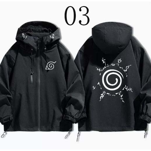NARUTO - ナルト 疾風伝 暁（あかつき）グッズ 風 ジャケット 春秋