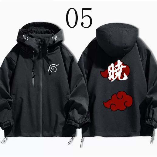 NARUTO - ナルト 疾風伝 暁（あかつき）グッズ 風 ジャケット 春秋