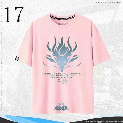 子供服  大人服 鳴潮 Wuthering Waves インシー 共鳴者 コラボ半袖 T シャツ 綿 夏用ルーズトップス ゲームグッズ |  | 17