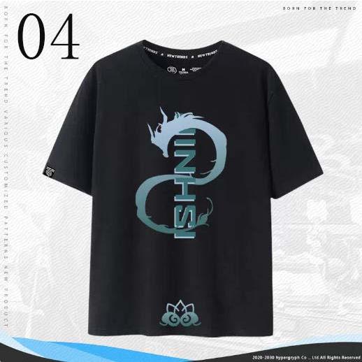 子供服  大人服 鳴潮 Wuthering Waves インシー 共鳴者 コラボ半袖 T シャツ 綿 夏用ルーズトップス ゲームグッズ |  | 04