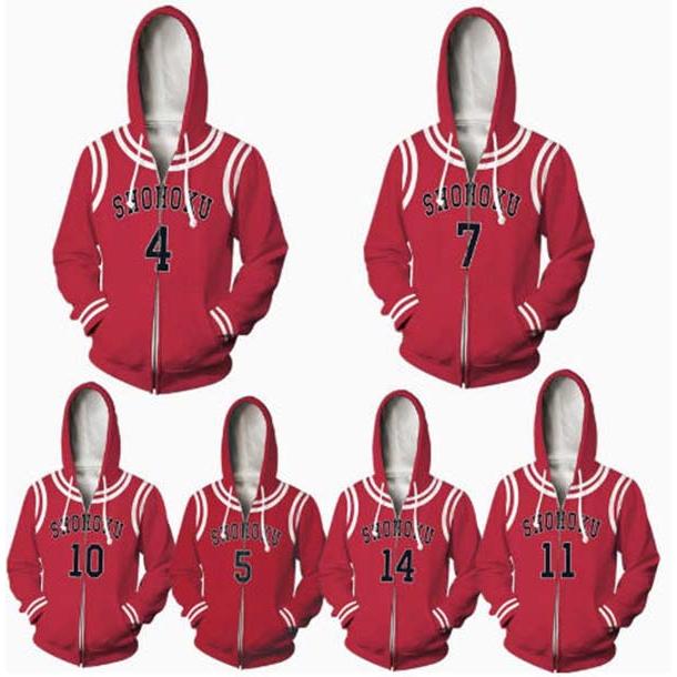 子供服大人服 SLAM DUNK(スラムダンク) 風 スウェット パーカー フード