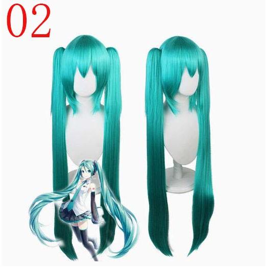 初音ミク コスプレウィッグ 水色 Miku 耐熱ファイバー フルコスプレ