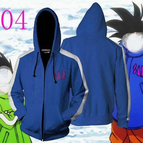 ドラゴンボールシリーズ 3D プリントパーカー ジップアップ アニメ