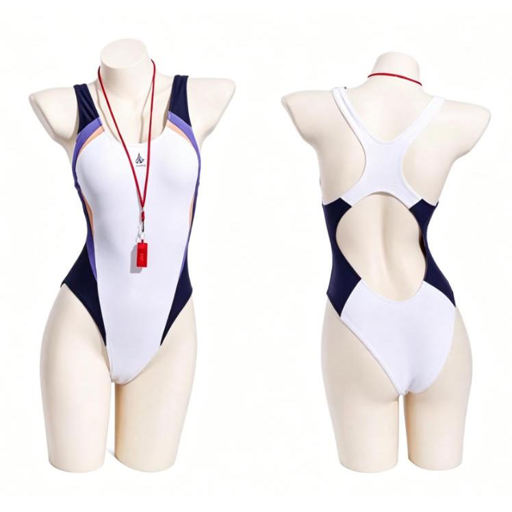 ブルーアーカイブ　カンナ水着　コスプレ衣装＋ウィッグセット ブルーアーカイブ-Blue Archive- 尾刃 カンナ 水着コスプレ衣装