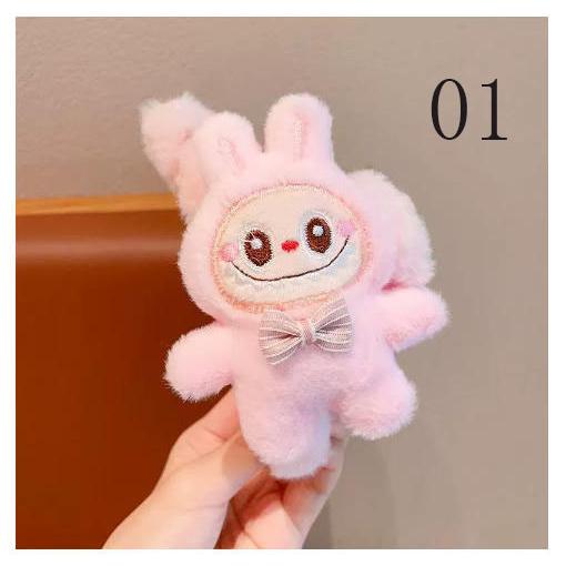 新品 Labubu ラブブ ヘアクリップ ヘアアクセサリー 髪飾り ぬいぐるみ