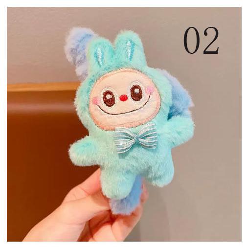 新品 Labubu ラブブ ヘアクリップ ヘアアクセサリー 髪飾り ぬいぐるみ