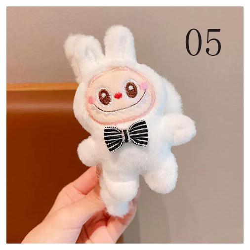 新品 Labubu ラブブ ヘアクリップ ヘアアクセサリー 髪飾り ぬいぐるみ