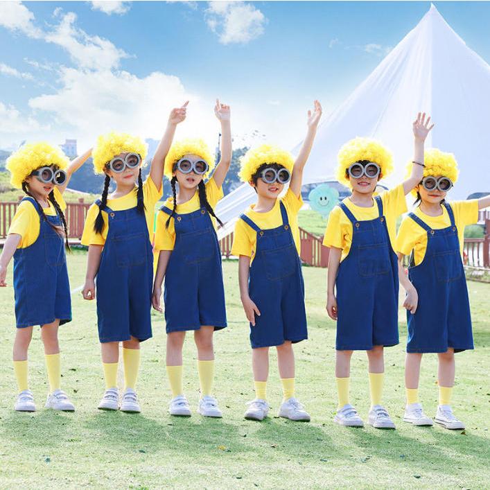 オーバーオール トレーナー ミニオン コスプレ 子供 キッズ