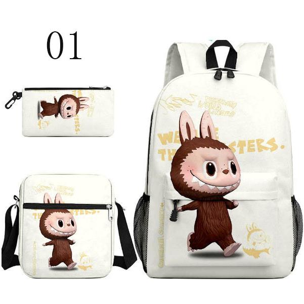 新品 3点セット リュックサック Labubu ラブブ 男の子 女の子 リュック