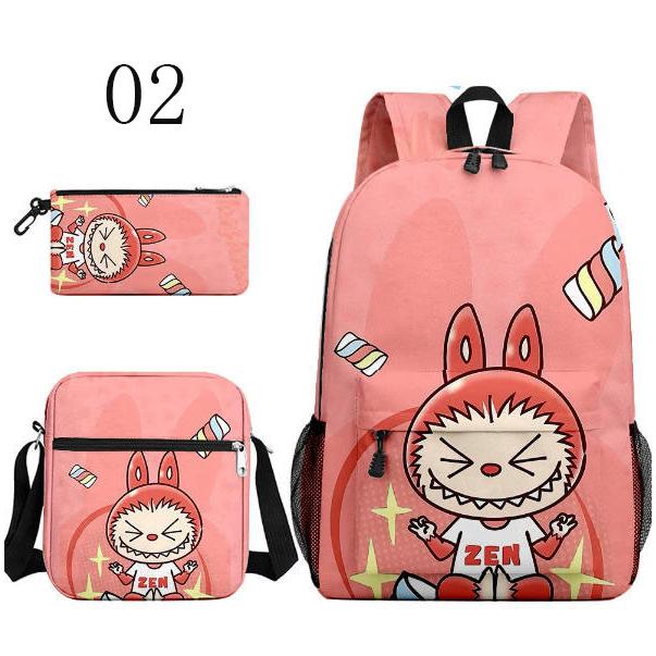 新品 3点セット リュックサック Labubu ラブブ 男の子 女の子 リュック