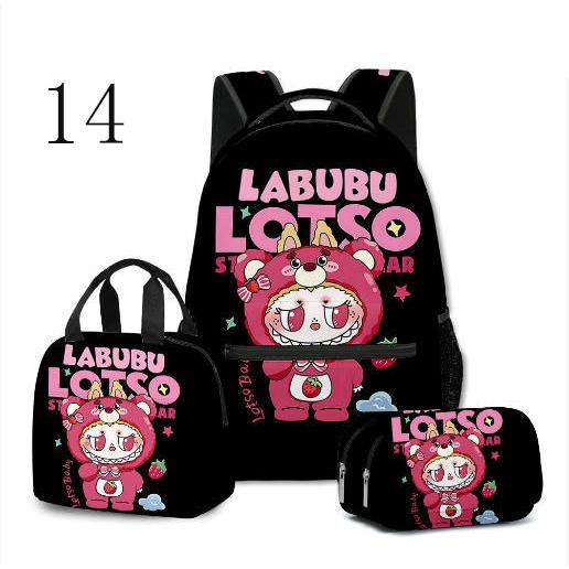 Labubu リュック LABUBUリュック ピンク・happyラブブ 中型 サイズ詳細あり - メルカリ