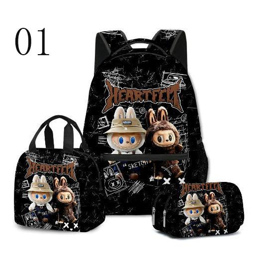 Labubu リュック 新品 3点セット リュックサック Labubu ラブブ 男の子 女の子 リュック