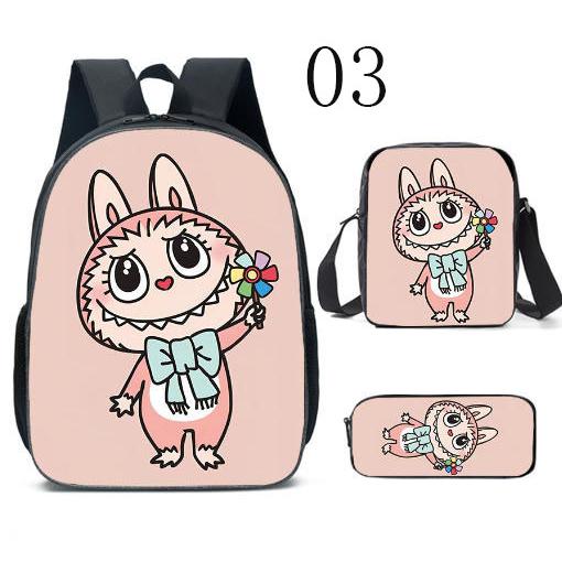 新品 3点セット リュックサック Labubu ラブブ 男の子 女の子 リュック