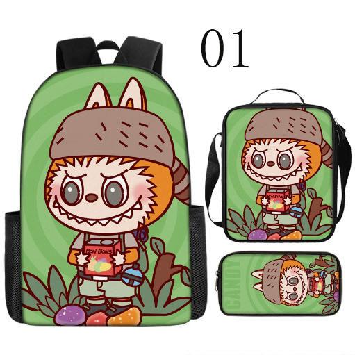 新品 3点セット リュックサック Labubu ラブブ 男の子 女の子 リュック