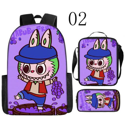 新品 3点セット リュックサック Labubu ラブブ 男の子 女の子 リュック