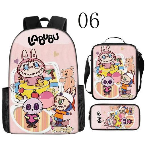 新品 3点セット リュックサック Labubu ラブブ 男の子 女の子 リュック