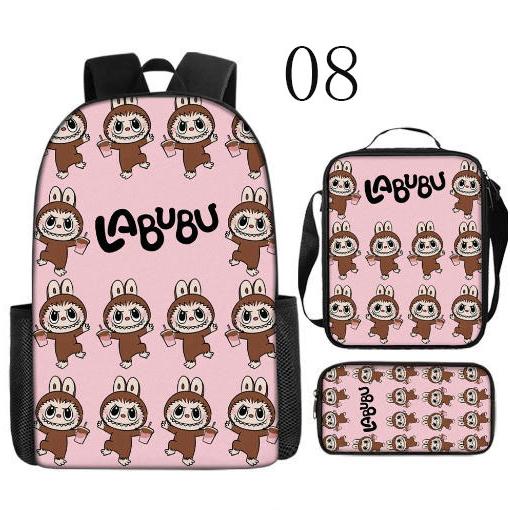 ラブブ Labubu 海外配信グッズ盛り盛りセット 第3世代やリュックなど 新品 3点セット リュックサック Labubu ラブブ 男の子 女の子 リュック