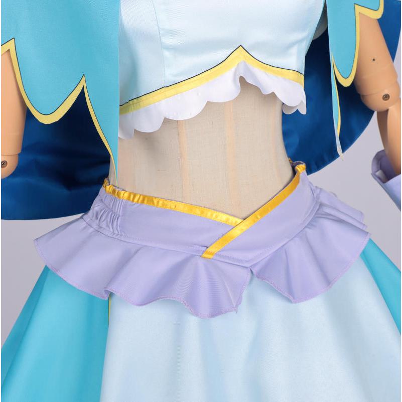 名私立探偵プリキュア！ 風 キュア・エクレール Cure Eclair 帆羽くれあ 変身後 コスプレ御召しもの ウィッグ 靴 cosplay ハロウィン 上演服 化けの皮