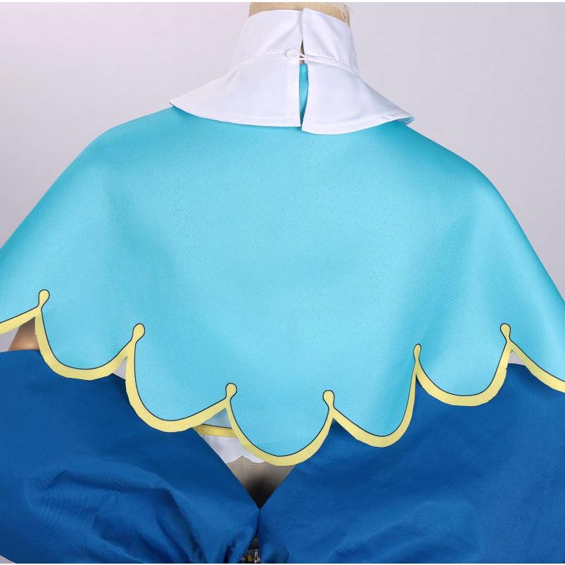 名私立探偵プリキュア！ 風 キュア・エクレール Cure Eclair 帆羽くれあ 変身後 コスプレ御召しもの ウィッグ 靴 cosplay ハロウィン 上演服 化けの皮