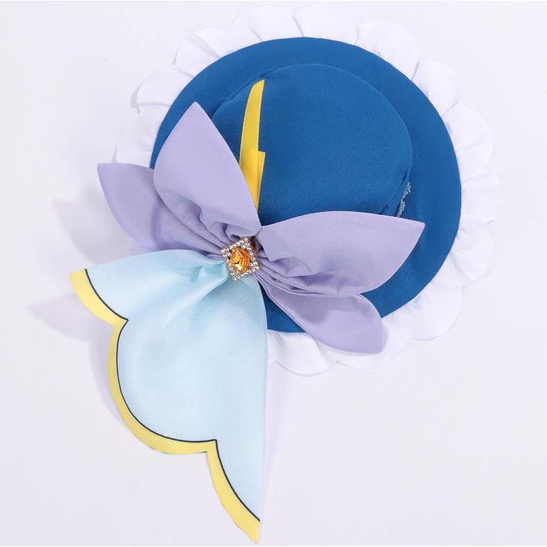 名私立探偵プリキュア！ 風 キュア・エクレール Cure Eclair 帆羽くれあ 変身後 コスプレ御召しもの ウィッグ 靴 cosplay ハロウィン 上演服 化けの皮