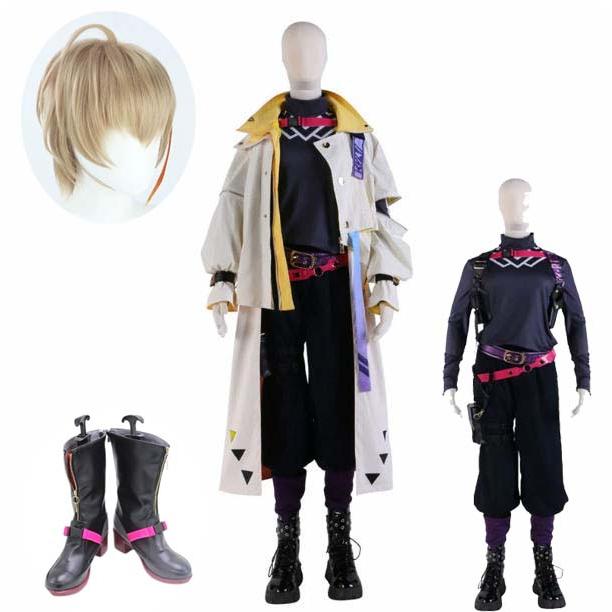 にじさんじ 風 風楽 奏斗 コスプレ 衣装 ウイッグ 靴 コスチューム