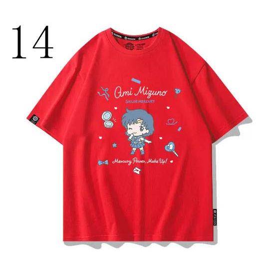 子供服大人服 夏服 レディース半袖 T シャツ セーラームーン 月野