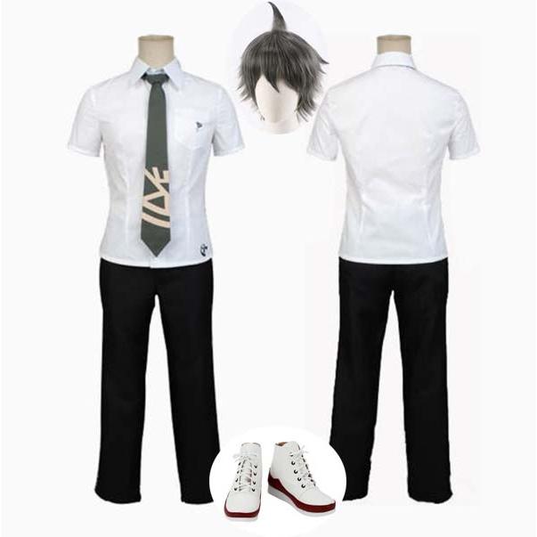 日向創 コスプレ 衣装＋ウィッグセット ダンガンロンパ ダンガンロンパ 希望の学園と絶望の高校生 日向創(ひなたはじめ