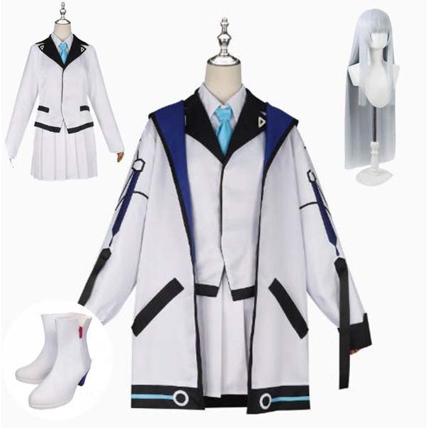 ブルーアーカイブ 生塩ノア コスプレ 衣装S ウィッグ ヘイロー ヘッドギア ブルーアーカイブ-Blue Archive- 生塩 ノア コスプレ 衣装 ウィッグ 靴
